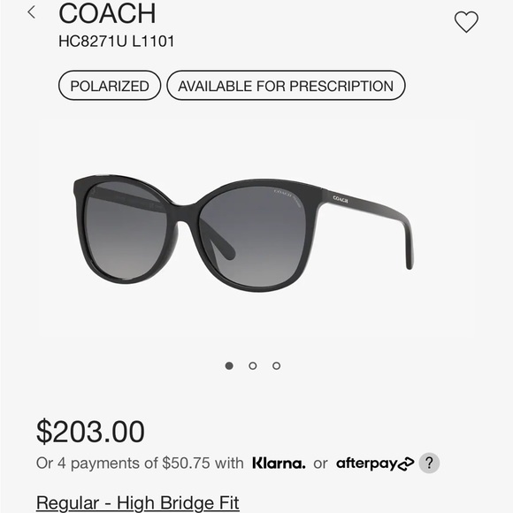 Coach Sunglasses - Picture 8 of 8